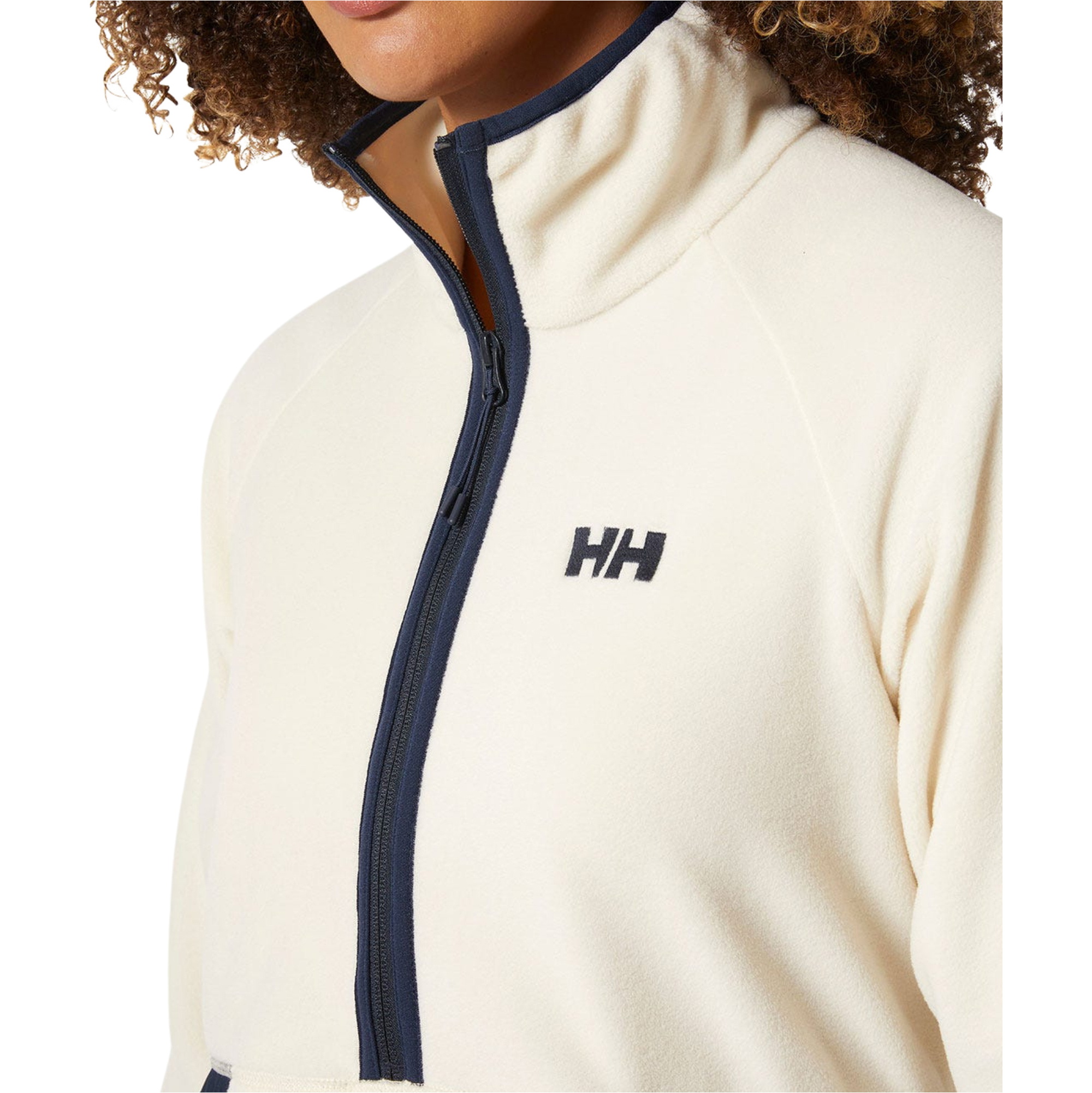 2026 Helly Hansen Frauen Rig 1/2 Zip Fleece 54082 - Cream
